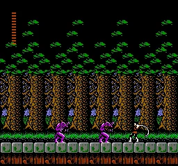 Castlevania II: Simon's Quest gameplay screenshot on NES