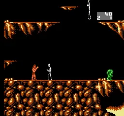 Conan: The Mysteries of Time gameplay screenshot on NES