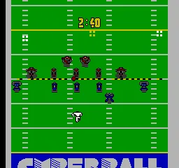 Cyberball gameplay screenshot on NES