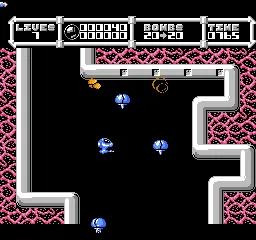 Cybernoid gameplay screenshot on NES