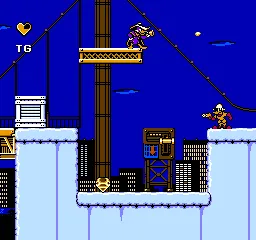Darkwing Duck gameplay screenshot on NES