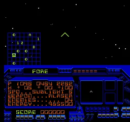 Destination Earthstar gameplay screenshot on NES