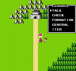 Destiny of an Emperor gameplay screenshot on NES