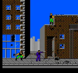 Dirty Harry gameplay screenshot on NES