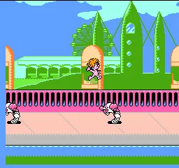 Doki! Doki! Yūenchi: Crazy Land Daisakusen gameplay screenshot on NES