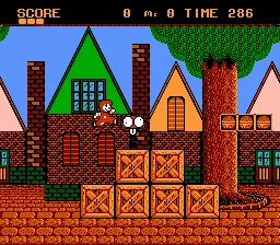 Donald Land gameplay screenshot on NES