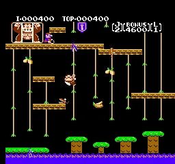 Donkey Kong Classics gameplay screenshot on NES