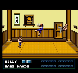 Double Dragon III: The Sacred Stones gameplay screenshot on NES