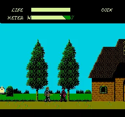 Dr. Jekyll and Mr. Hyde gameplay screenshot on NES