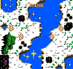 Dragon Spirit: The New Legend gameplay screenshot on NES