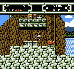 DuckTales 2 gameplay screenshot on NES