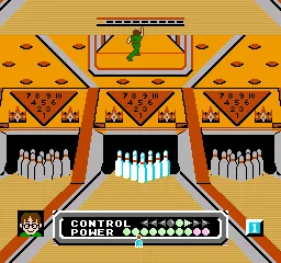 Dynamite Bowl gameplay screenshot on NES