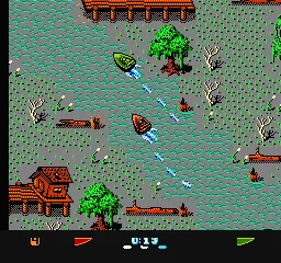 Eliminator Boat Duel gameplay screenshot on NES