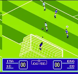 Eric Cantona Football Challenge: Goal! 2 gameplay screenshot on NES