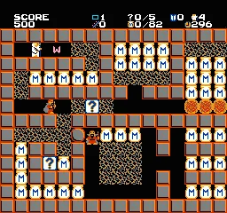 Exodus gameplay screenshot on NES
