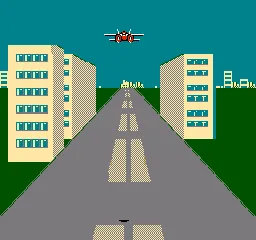 F-15 City War gameplay screenshot on NES