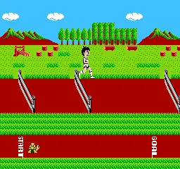 Family Trainer 1: Athletic World gameplay screenshot on NES
