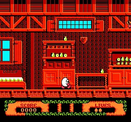 Fantastic Dizzy gameplay screenshot on NES