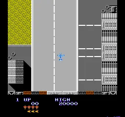 Flying Shark gameplay screenshot on NES