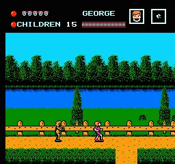 Friday the 13th gameplay screenshot on NES