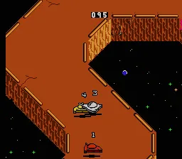 Galaxy 5000: Racing in the 51st Century gameplay screenshot on NES