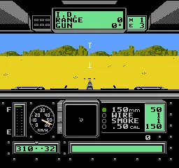 Garry Kitchen's Battletank gameplay screenshot on NES