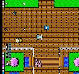 Gekitotsu Yonku Battle gameplay screenshot on NES