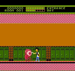Ghoul School gameplay screenshot on NES