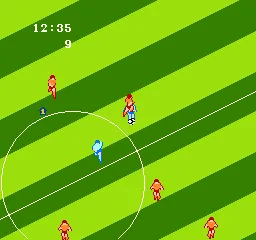 Goal! gameplay screenshot on NES