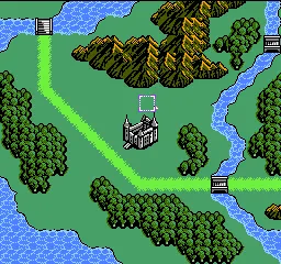 Hanjuku Hero gameplay screenshot on NES