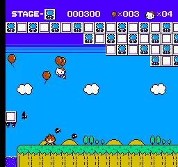 Hello Kitty World gameplay screenshot on NES