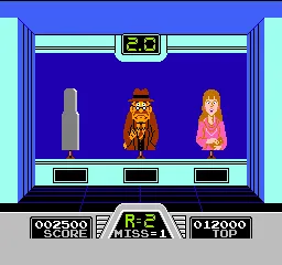 Hogan's Alley gameplay screenshot on NES