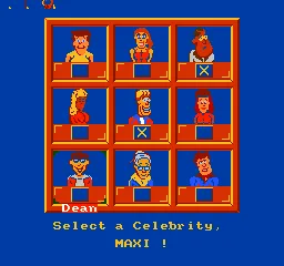 Hollywood Squares gameplay screenshot on NES