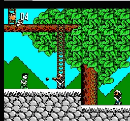 Hook gameplay screenshot on NES