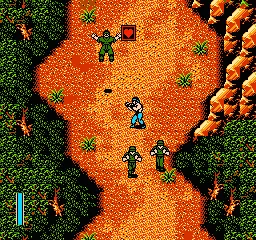 Ikari III: The Rescue gameplay screenshot on NES