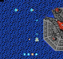 Image Fight gameplay screenshot on NES