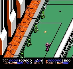 Isolated Warrior gameplay screenshot on NES