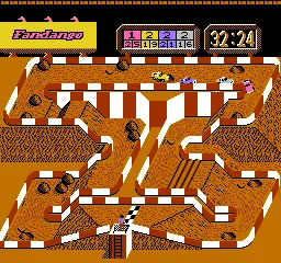 Ivan 'Ironman' Stewart's Super Off Road gameplay screenshot on NES