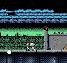 Journey to Silius gameplay screenshot on NES