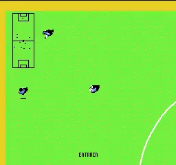 Kick Off gameplay screenshot on NES
