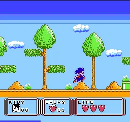 Kid Klown in Night Mayor World gameplay screenshot on NES