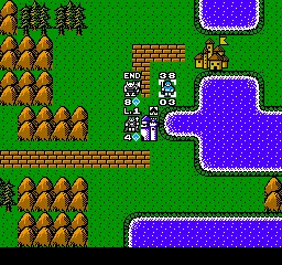 King of Kings gameplay screenshot on NES