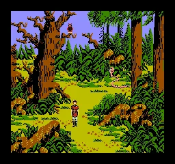 King's Quest V gameplay screenshot on NES
