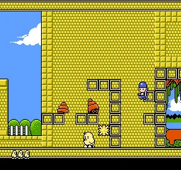 Kiwi Kraze: A Bird-Brained Adventure! gameplay screenshot on NES