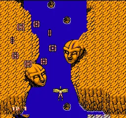 Legendary Wings gameplay screenshot on NES