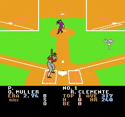 Legends of the Diamond: The Baseball Championship Game gameplay screenshot on NES
