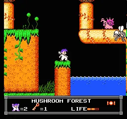 Little Nemo: The Dream Master gameplay screenshot on NES