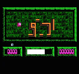 Loopz gameplay screenshot on NES