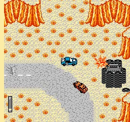 Mad Max gameplay screenshot on NES