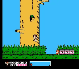 Mappy Kids gameplay screenshot on NES